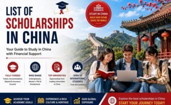 List of Scholarships in China