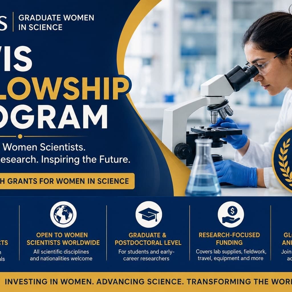 GWIS National Fellowship Program | Fully Funded Research Grants for Women in Science